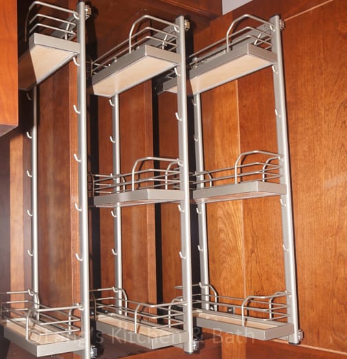 6 Kitchen Design Accessories to Get Organized for the Holidays HafeleTripleSpicePullOut cropped web