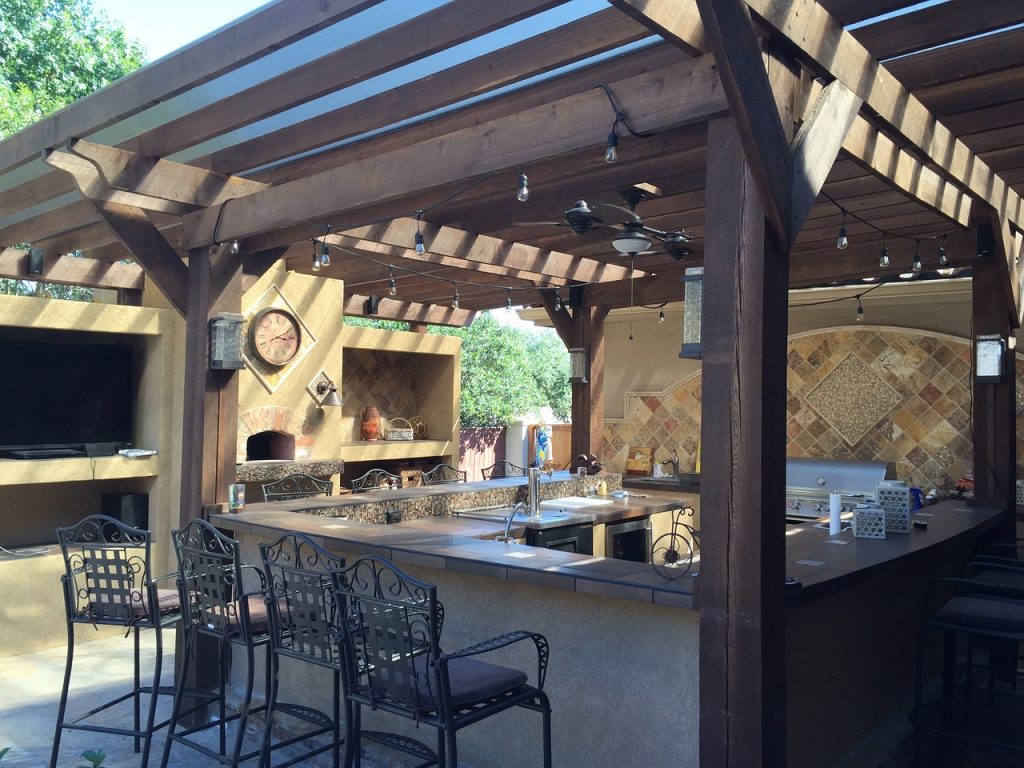 Adding an Outdoor Kitchen to Your Deck patio cover 1748371 1280